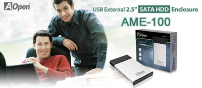 AOpen AME-100 SATA HDD enclosure