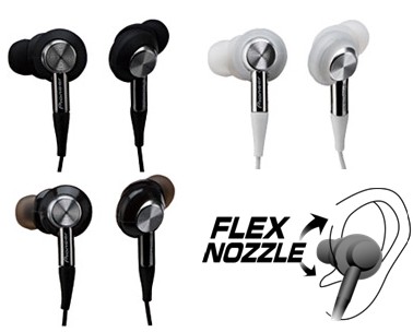 Pioneer CLX50 Series Flex Nozzle Earphones