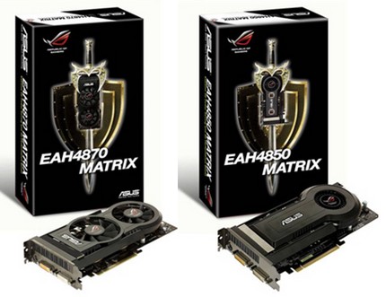 Asus ROG EAH4870 MATRIX and EAH4850 MATRIX Graphic Cards