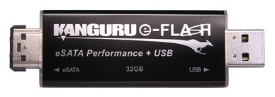 Kanguru e-Flash eSATA + USB Flash Drive