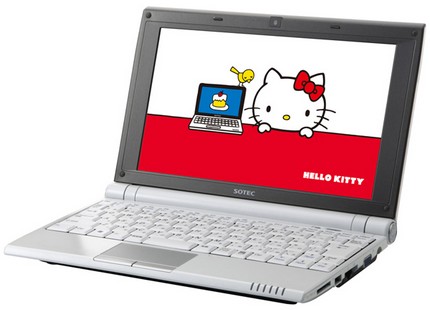 Sotec C101K3W Hello Kitty Netbook