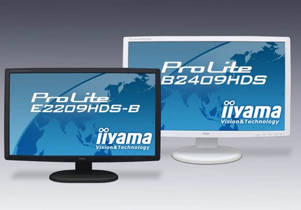 Iiyama ProLite B2409HDS and E2209HDS LCD Monitors