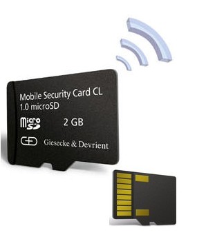 Mobile Security Card CL in the form of microSD