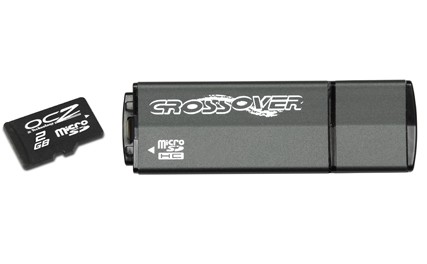 OCZ CrossOver USB Flash Drive is also a microSDHC adapter