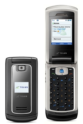 Telus ZTE TXTster Fastap Clamshell