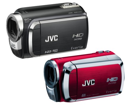 JVC HD Everio GZ-HD300, GZ-HD320 and GZ-HM200 Full HD camcorders