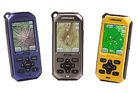 Lowrance Endura Outback, Safari and Sierra handheld GPS devices