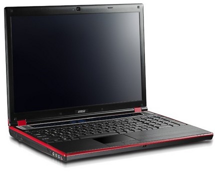 MSI GT627 Gaming Notebook with GeForce 9800M GS 