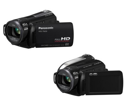 Panasonic HDC-HS20, HDC-TM20 and HDC-SD20 HD camcorders