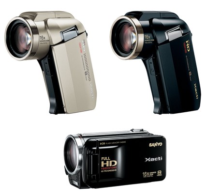 Sanyo Xacti DMX-HD2000 and DMX-FH11 Full HD Camcorders