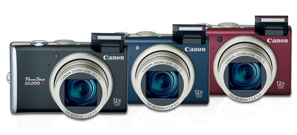 Canon PowerShot SX200 IS 12X Zoom Digital Camera