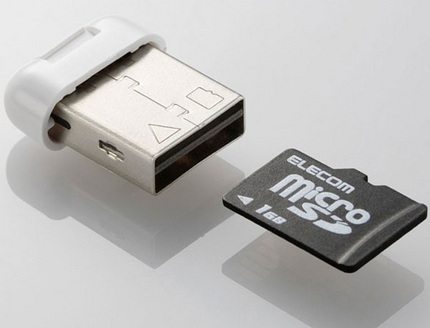 Elecom MR-SMC03 Tiny microSDHC Card Reader