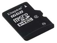 Kingston 16GB MicroSDHC Card