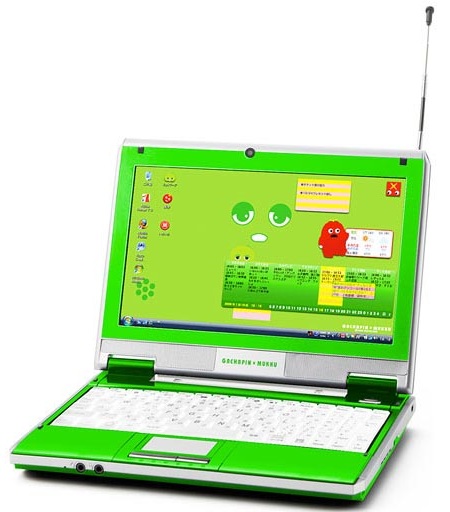 Kohjinsha / Bandai Gachapin x Mukku Netbook