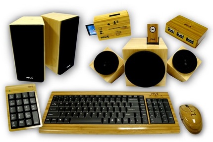 Micro Innovations Bamboo Computer Accessories 