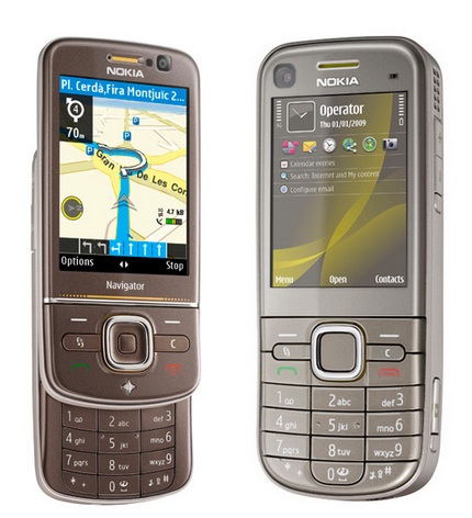 Nokia 6710 Navigator and 6720 classic navigation phones