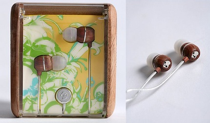 Skull Candy Wooden Earbuds