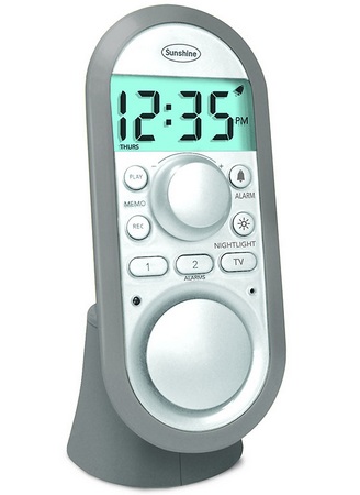 Accenda Sunshine Voice Activated Talking Alarm Clock