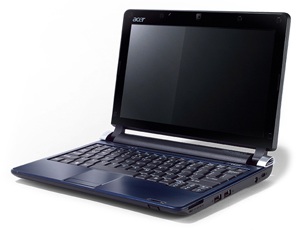 Acer Aspire One D250 Slimline netbook with HSPA