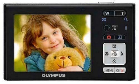 Olympus X915 digital camera Back