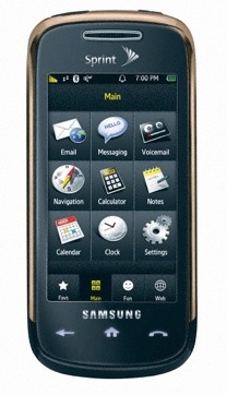 Sprint Samsung Instinct s30 touchscreen phone