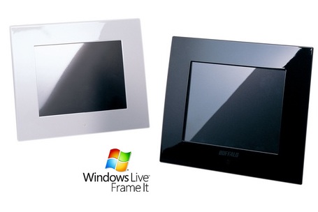 Buffalo PF-50WG Digiframe supports Windows Live FrameIt