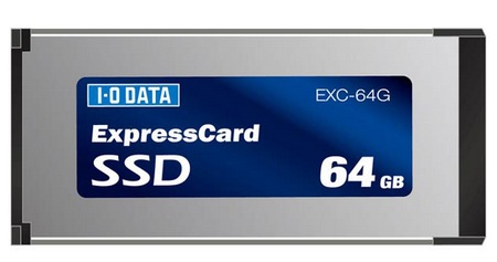 IO-DATA ExpressCard SSDs