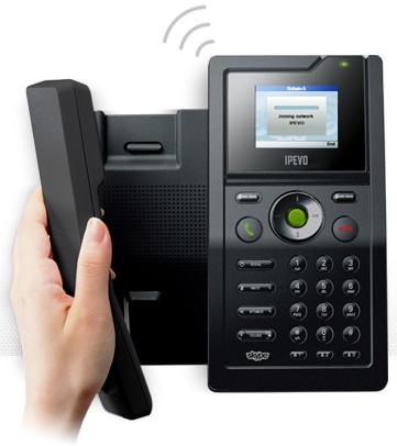 IPEVO S0-10W Wi-Fi Skype Desktop Phone