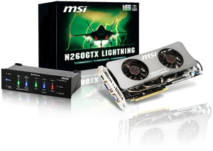 MSI N260GTX Lightning "Military Class" Graphics Card