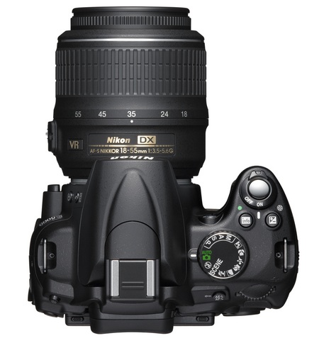 Nikon D5000 Digital SLR Top