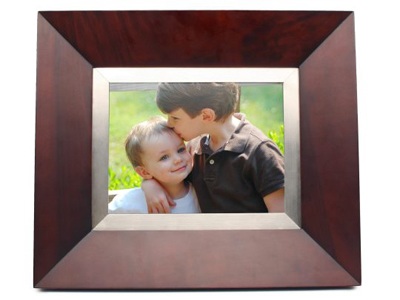 Cagic C8-MAHOGANY Digital Photo Frame