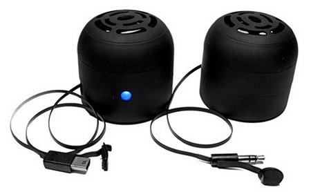 Koyono Chill Pill Pocket Rocket Speakers with cables