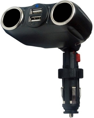 Santok In-Car Charger Splitter with two USB ports