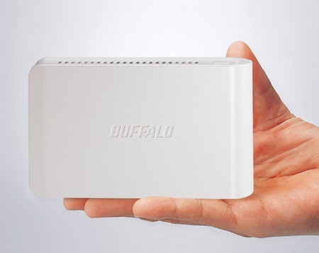 Buffalo LinkStation LS-S500L Portable NAS on hand