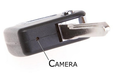 Fake Car Key Spy Camera lens