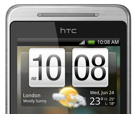 HTC Hero G3 Android Smartphone top