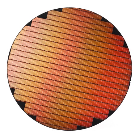 Micron 34nm 32Gb MLC NAND wafer