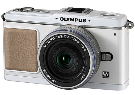 Olympus E-P1 PEN Digital Compact DSLR front angle