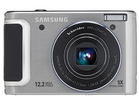 Samsung WB1000 Digital Camera silver front