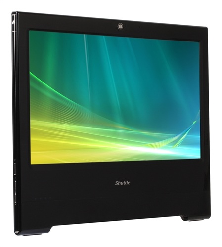 Shuttle X50 Barebone All-in-one black angled