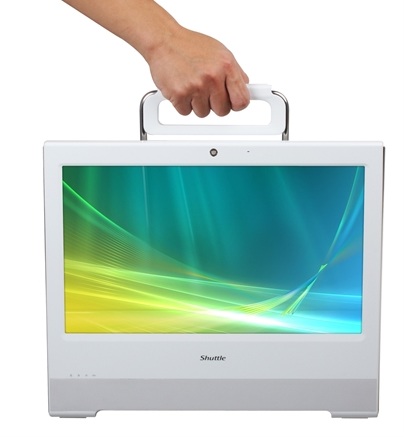 Shuttle X50 Barebone All-in-one hand-hold