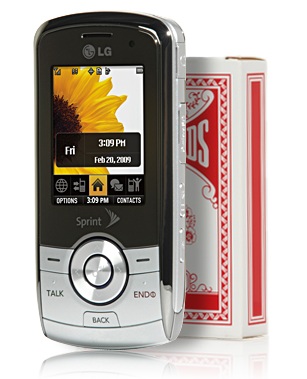 Sprint LG LX370 slider  size poker