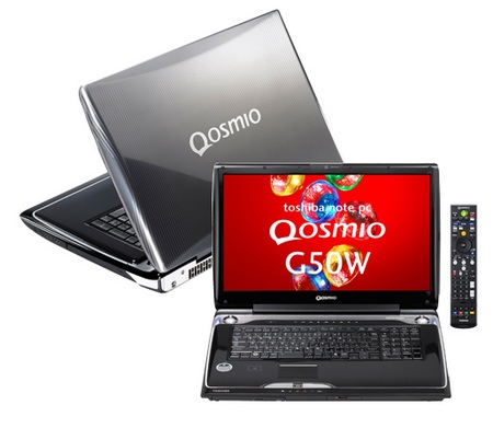 Toshiba Qosmio G50W-95JW Notebook with SpursEngine