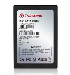 Transcend SSD25D SSD with 64MB Cache