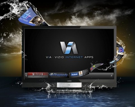 Vizio XVT series 1080p HDTVs with 240Hz frame rate and Internet Apps