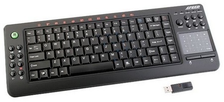 Wireless Entertainment Keyboard with Touchpad