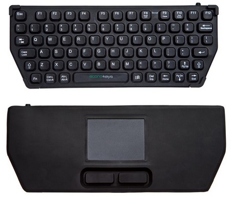 Econo-Keys EK-76-TP Mobile Keyboard with touchpad