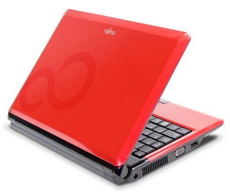 Fujitsu M2010 Netbook Side Angle