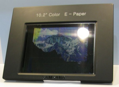 Samsung Color E-Paper Display is Video-capable