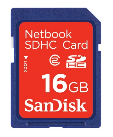 SanDisk Netbook SDHC Memory Card